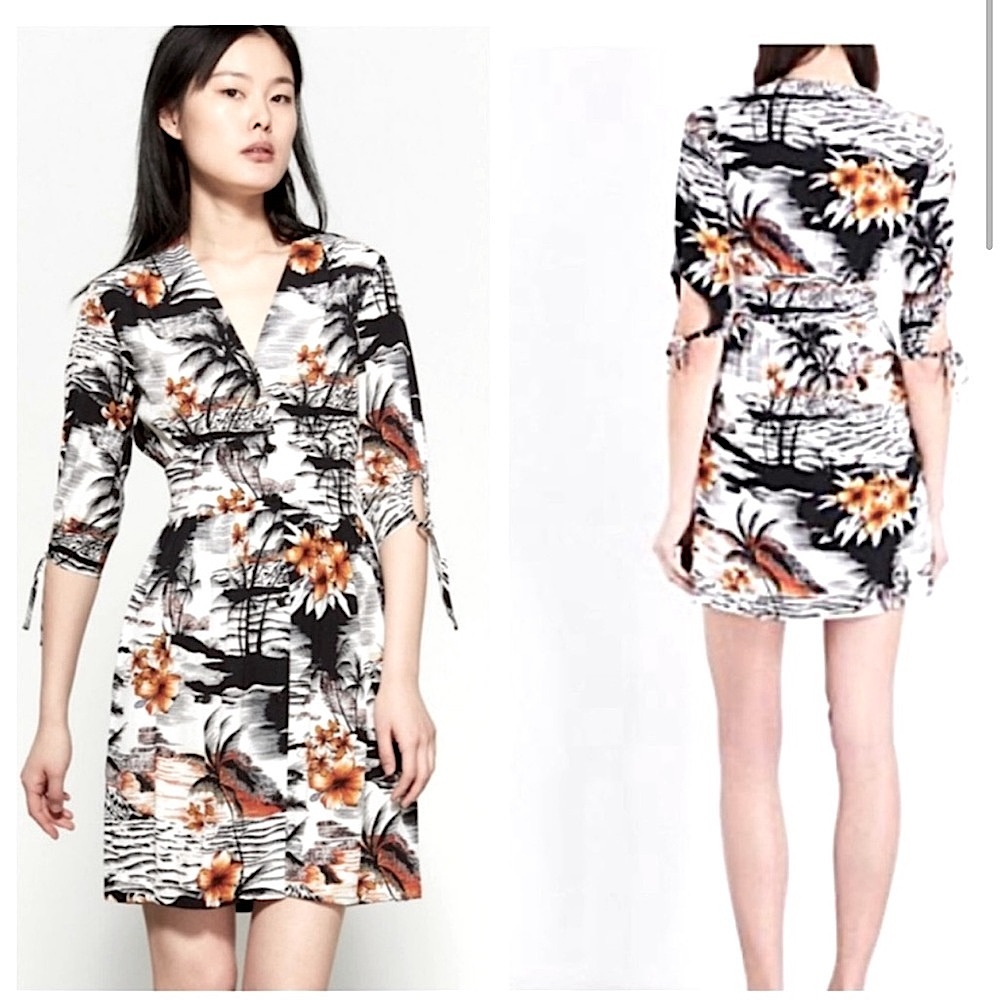 Maje Paris - Size 0/1 - Tropical Hawaiian Dress